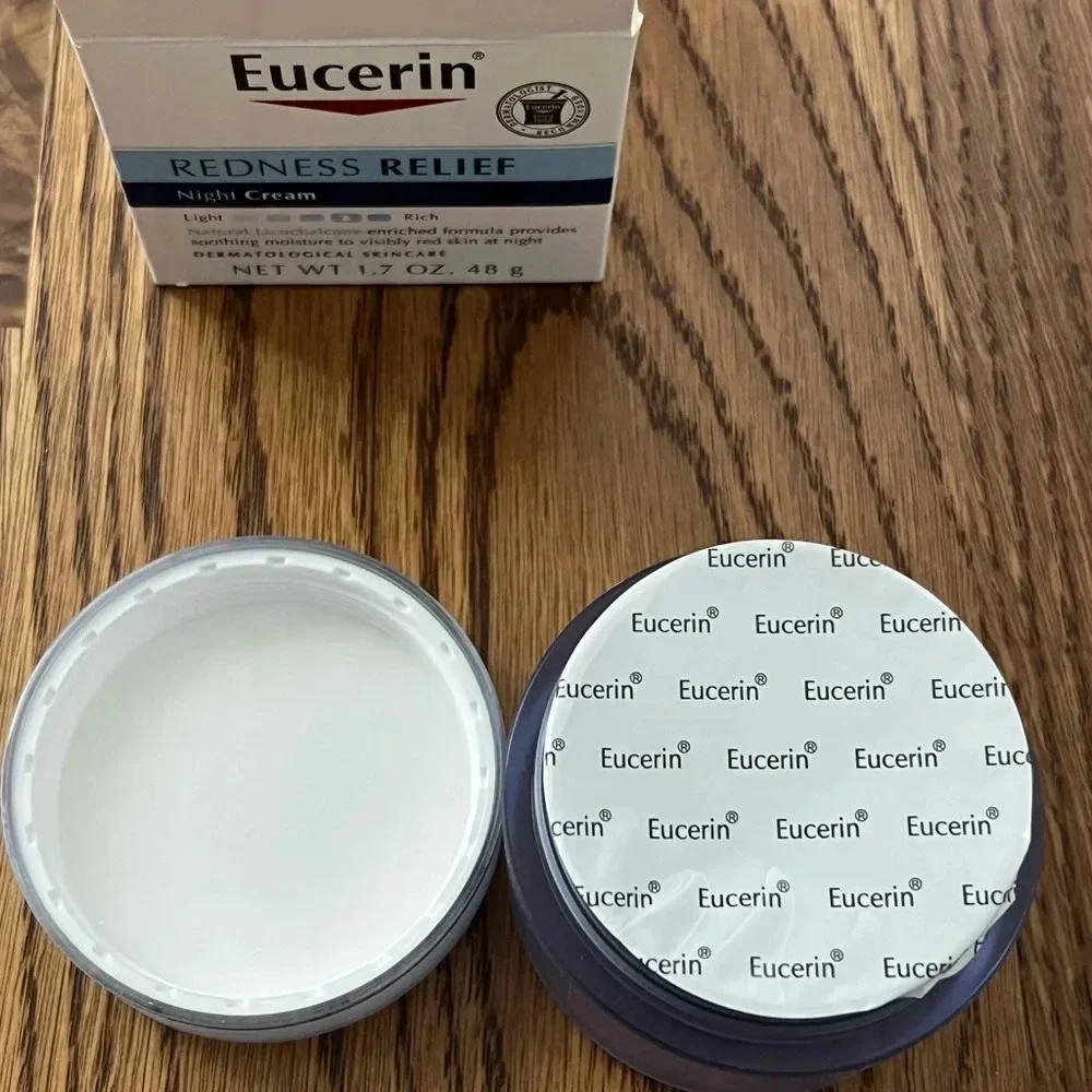 (1) Eucerin Redness Relief Night Cream 1.7oz, Sensitive Skin Cream, New In Box